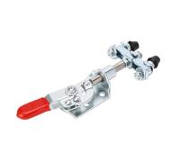 KIMISS Pince à Bascule à Dégagement Rapide, Pince à Bascule à Double Tête en Fer pour les Opérations de la Machine, Force de Serrage Stable pour les Applications de Soudage et électroniques