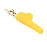 KIMISS Pince pour Test de Communication Télécom, avec Aiguille, Ouverture de 25 Mm, J.60043 pour Projets électriques et Tests de Batterie (YELLOW)