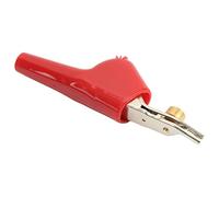 KIMISS Pince pour Test de Communication Télécom, avec Aiguille, Ouverture de 25 Mm, J.60043 pour Projets électriques et Tests de Batterie (rouge)