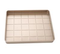 KIMISS Plaque de Cuisson Antiadhésive en Acier au Carbone pour Cupcakes en Pâte Feuilletée - Plaque de Four Durable avec Feuilles à Biscuits Haute Performance et Commerciales (style 1)