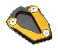 KIMISS Plaque de Support Latéral de Pied de Béquille de Moto pour S1000RR S1000R 2019 - 2022, Extension de Support en Aluminium Durable (GOLD)