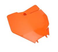 KIMISS Plaque D'immatriculation Avant de Moto et Couvercle de Plaques Signalétiques de Moto en Plastique ABS adapté pour EXC 150 250 300 TPI, EXC F, SX 2020 - 2022 (Orange)