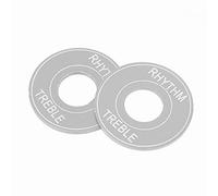 KIMISS Plaque, Sélecteur de Micro à Rondelle Triple à Bascule en Aluminium EPI Guitare électrique Guitare électrique Noir (SILVER)