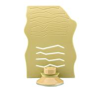 KIMISS Plateforme de Pèlerinage de Tortue pour Accessoire d' de Tortue - Plateforme de Pèlerinage de en Plastique pour Aquarium, île Flottante d'escalade - Paysage 'Aquarium de Quai de (Jaune S)