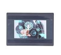 KIMISS PLC HMI Tout-en-Un écran Tactile 4,3 Pouces avec Relais intégré, 8 Entrées et 4 Sorties, Solution de Contrôle DC24V Faible Consommation pour Systèmes PLC