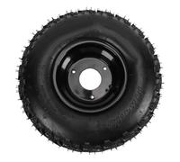KIMISS Pneu Tubeless 14 4.10 6, Roue avec Jante à Trois Trous de 6 Pouces, Structure à Couche Solide, Composant de Roue for Assemblage de Mini Véhicule à Quatre Roues