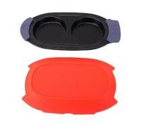 KIMISS Pocher pour Cuiseur d'œufs au -ondes, Appareil Multi-usage pour Sandwichs de Petit-déjeuner Rapide, Passe au Lave-vaisselle et Portable