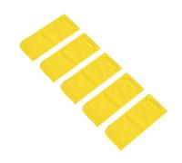 KIMISS Pochette de Sac de Piquet de Tente de Camping, 5 Pièces, Sacs de Rangement de Piquets de Tente Multifonctionnels Durables pour Les Activités de Randonnée (Yellow)