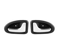 KIMISS Poignée de Porte Intérieure de voiture,Couvercle de Poignée Porte Intérieure,Lunette de Garniture de Couvercle Poignée,Convient aux Côtés du Conducteur Gauche ou du Passager droit(1 paire)