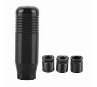 KIMISS Poignée de vitesse manuelle en alliage d'aluminium pour voiture avec pommeau de levier de vitesse, 8,5 cm (noir, bleu, rouge, coloré) (Noir)