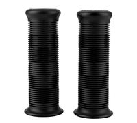 KIMISS Poignées de Guidon de pièces poignée de propulseur d'extrémité de Barre en Caoutchouc antidérapante 1 Pouce 25mm poignée de propulseur de ...(Black)