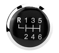 KIMISS Pommeau de levier de vitesse 6 vitesses, couvercle d'emblème d'insigne de capot de pommeau de levier de vitesse de voiture pour T5 T5.1