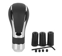 KIMISS Pommeau de levier de vitesse automatique, accessoire de pommeau de levier de vitesse de tête de levier de changement de vitesse automatique de voiture universel noir en plastique