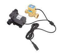 KIMISS Pompe à Eau sans Balais DC pour Chauffe-eau Solaire, Pompe de Surpression Silencieuse 6V-24V avec Filetage Mâle G1/2 pour un Contrôle Efficace