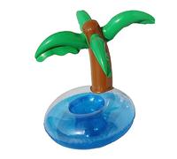 KIMISS Porte-Boisson Flottant pour Fête à la Piscine - Flotteur de Boisson en Forme de Cocotier Porte-gobelet Gonflable pour Piscine Plage - Dessous de Verre Gonflable Jouets et Jeux/Sports et