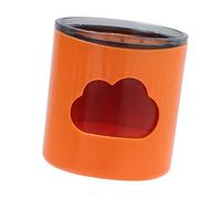 KIMISS Porte-brosse à Dents électrique Mural, Support de Rangement Multifonctionnel pour Salle de Bain avec Conception Drainante et Installation Adhésive (ORANGE)