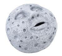 KIMISS Porte-encens d'aromathérapie Porte-encens Rond en Résine Synthétique Unique Visage de Lune Ornement de Boîte d'encens 'aromathérapie pour la Méditation Cérémonie du thé Décoration de la