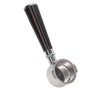 KIMISS Porte-filtre à café sans Fond de 51 Mm avec 2 Oreilles pour ECO310 - Poignée Expresso en Acier Inoxydable pour une Extraction et une Saveur Améliorées (Bois de santal violet de type A)