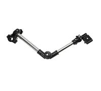 KIMISS Porte-Parapluie de Vélo en Acier Inoxydable avec Pivot à 360° pour Vélos, Poussettes, Fauteuils Roulants et électriques - Porte-Parapluie Extérieur Réglable (Noir Polyvalent)