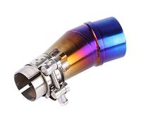 KIMISS pot d'échappement universel 38-51mm moto mid pipemo,gsx650f adaptateur intermédiaire pot d'échappement moto 1.5-2 entrée inox échappement moto vtt universel 38-51mm tuyau embout silencieuxT