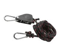 KIMISS Poulie Simple en Acier Inoxydable avec Corde en Nylon Réglable - Roue à Roulettes Robuste pour un Levage Efficace de la lampe. (#1)