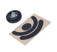 KIMISS pour G403 Rouleau de Remplacement Noir G703 avec Autocollant de Pied Antidérapant, Installation d'autocollants de Pieds de Jeu en Plastique et en Caoutchouc