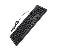 KIMISS pour Russe 0 K1800 Clavier de Langue Minoritaire avec 104 Touches, Clavier de Jeu Filaire USB de Conception Ergonomique pour Le Bureau, Matériau ABS, Câble de 4,9 Pieds, Clavier