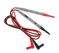 KIMISS Premium 2PCS Silicone Multimètre Test Leads Sondes, 1000V 20A Tester électrique avec des Prises à Angle Droit 4 Mm, Utilisation Ménagelle Résistante à Haute Température