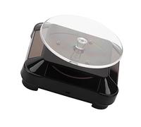 KIMISS Présentoir Solaire Rotatif à 360° pour Bijoux, Montres et Téléphones avec Lumière LED - Respectueux de l'environnement, Fonctionne sur Piles, Noir (BLACK)