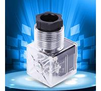 KIMISS Prise d'électrovanne Hydraulique Universelle avec Lampe, AC 220 V, Ensemble de 5 Pièces, 10 A 250 V, 2+ Connecteurs de Mise à la Terre, Convient pour les Systèmes 24 V
