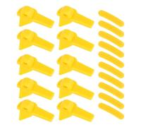 KIMISS Protecteur de changeur de pneu, 20 pièces protector de borde de inserción de pato desmontable de montaje de cambiador de neumáticos