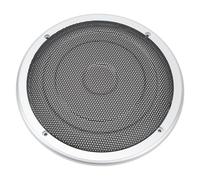 KIMISS Protecteur de Couverture de Grille de Haut-Parleur de Voiture, pour Voiture et Camping-Car, Grille de Haut-Parleur Ronde Noire de 8 Pouces, Décorative en Maille