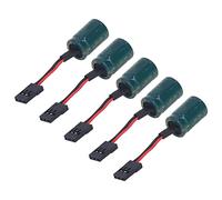 KIMISS Protecteur de Tension pour Drone FUTABA RC, 5 Pièces, Grand Condensateur 3300uF 16V avec Prise pour la stabilité de la Puissance du Récepteur