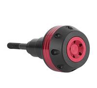 KIMISS Protecteurs de Collision de Moto - Curseur de Cadre Universel CNC Résistant aux Chutes pour la Plupart des Motos - Idéal pour la Course et la Modification (E (Rouge))