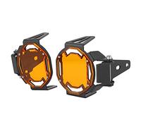 KIMISS Protection antibrouillard moto, Protection Antibrouillard de Moto, Housse de Protection de Lampe à LED Adaptée pour R1200GS/R1250GS Adventure LC Etc.(Orange)