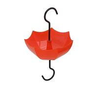 KIMISS Protection de Mangeoire pour Colibris de Grande capacité avec Accessoire et Crochets pour Douves de Parapluie Rouge - Conception Semi-Transparente pour Surveiller Les Niveaux d'eau (Modèle A