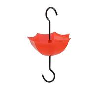 KIMISS Protection de Mangeoire pour Colibris de Grande capacité avec Accessoire et Crochets pour Douves de Parapluie Rouge - Conception Semi-Transparente pour Surveiller Les Niveaux d'eau (Modèle B