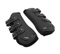 KIMISS Protection des Tendons Bottes de Jambe Avant de Cheval Résistance aux Chocs Absorbant Les Chocs Protecteur de Jambe de Cheval Respirant pour Le Saut d'équitation Bottes de Protection des (L)