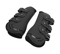 KIMISS Protection des Tendons Bottes de Jambe Avant de Cheval Résistance aux Chocs Absorbant Les Chocs Protecteur de Jambe de Cheval Respirant pour Le Saut d'équitation Bottes de Protection des