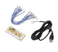 KIMISS QM070911 Encodeur USB A sans Délai pour 1 2 3 Retropie-encodeur de Contrôleur de Jeu DIY