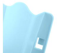 KIMISS Rack de Foin, Mangeoires Automatiques Mangeur d'herbe Plastique Plastic Posange Perte Pet Bol Plat étagère Externe pour Le Lapin Guinée Pigchin A 9 8x6 2x2 7in Blue Habbit Rat (Blue)