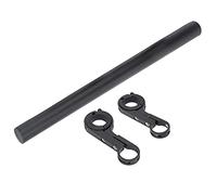 KIMISS Rallonge de Guidon de Vélo - Support en Alliage d'aluminium de 30 Cm pour Phare et Accessoires de Montage de Vélo - Extension de Guidon pour Lumières et Appareils