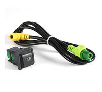 KIMISS Rallonge USB Inline Interrupteur à bascule Câble de commutation USB 100 cm Faisceau de câbles pour RCD510 RNS315 MK6 MK5