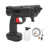 KIMISS Rasqueur à Pression de Puissance sans Fil 450 PSI Rouslon à Pression Alimentée avec Batterie avec Tuyau de et Bouteille de Pulvérisation en Mousse, Voiture de Nettoyage à Haute Portable,