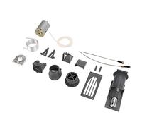KIMISS RC Boat Lust Pump Pump Set Grey 26 Mm Lust avec 540 Brush Motor Tube Conversion - Télécommandez des Bateaux