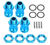 KIMISS Rc Spurverbreiterung 1/8 1/8 Rc Spurverbreiterung 17Mm Hex 4 Pièces en Aluminium 17Mm Hex 23Mm Adaptateur d'extension de Roue pour 1/8 Rc Modèle de Voiture Adaptateur