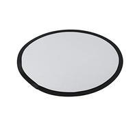 KIMISS Réflecteur d'éclairage de Photographie 2 en 1 Haute Performance 60 Cm / 23,6 Pouces Réflecteur de Studio Photo Pliable Portable avec Sac de Transport (Argent Blanc)