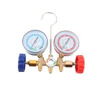 KIMISS Réfrigérants Climatisation Outils AC Diagnostic Manifold Gauge Set W/Tuyau et Kit de crochet