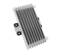 KIMISS Refroidisseur d'huile, radiateur de Refroidissement de Refroidisseur d'huile de Moteur de l'aluminium 125ml pour Moto Dirt Bike ATV(B)