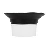 KIMISS Rehausseur de Batterie en Caoutchouc ABS, Accessoire de Boost de Grosse Caisse avec Autocollant de Protection pour des Fréquences Basses Améliorées (WHITE)